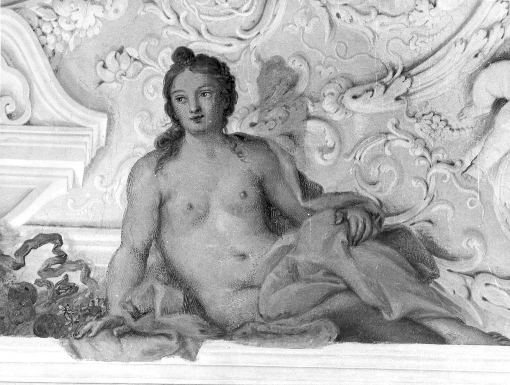 figura femminile distesa (dipinto) by Calandrucci Giacinto (attribuito) (sec. XV